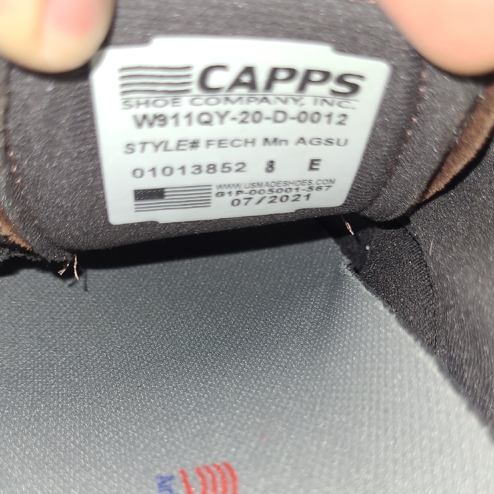 Capps Brown Leather Oxfords Size 9 Womans - Picture 8 of 8